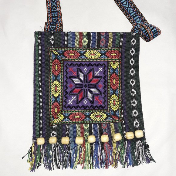 Colorfully Embroidered Bag - Picture 1 of 5